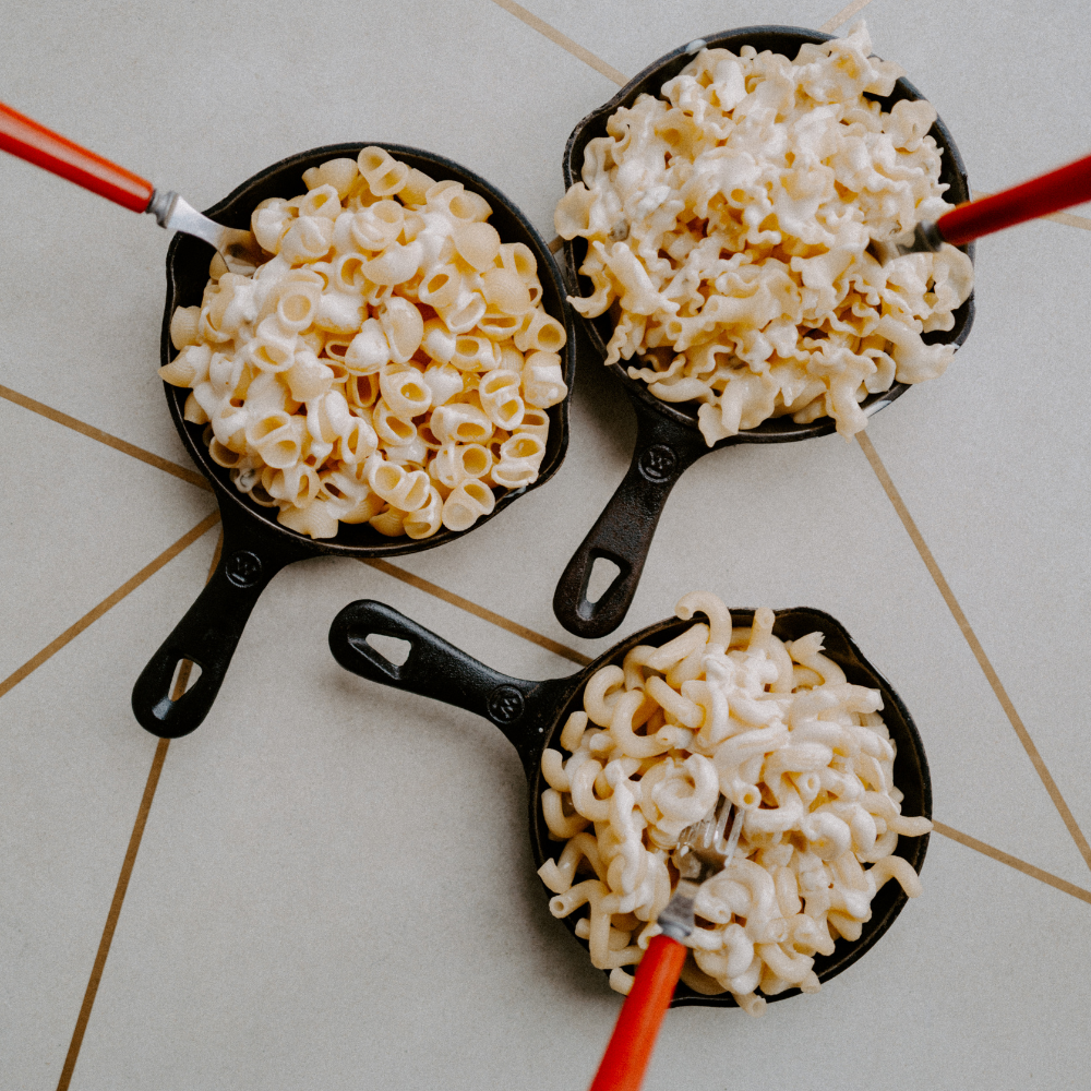 Three-Way Drippy Mac Skillet